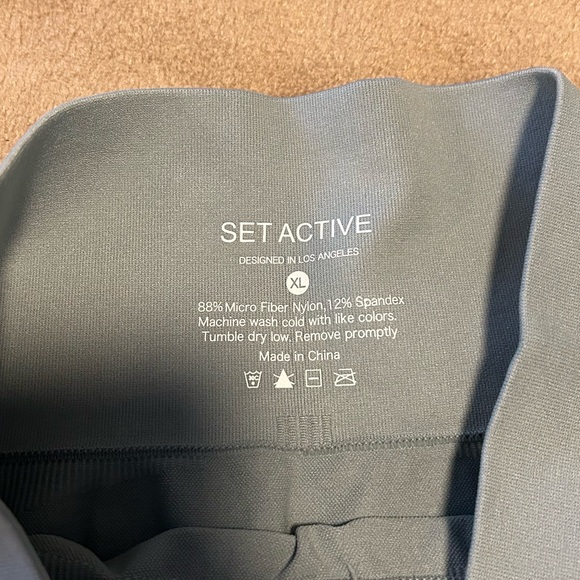 SET Active Sculptflex Leggings Color Rain Size XL NWT - Picture 8 of 10